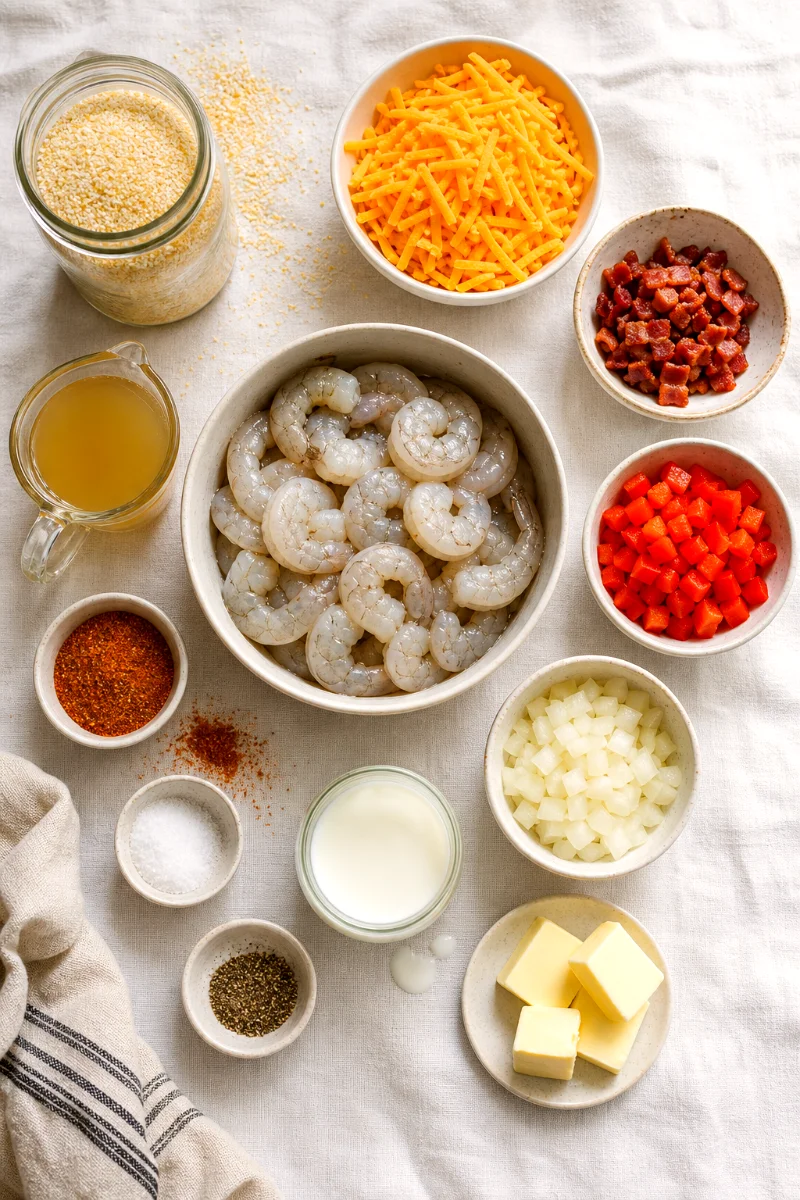 shrimp-and-grits-casserole-ingredients