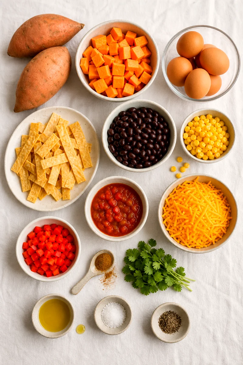 southwest-sweet-potato-casserole-ingredients