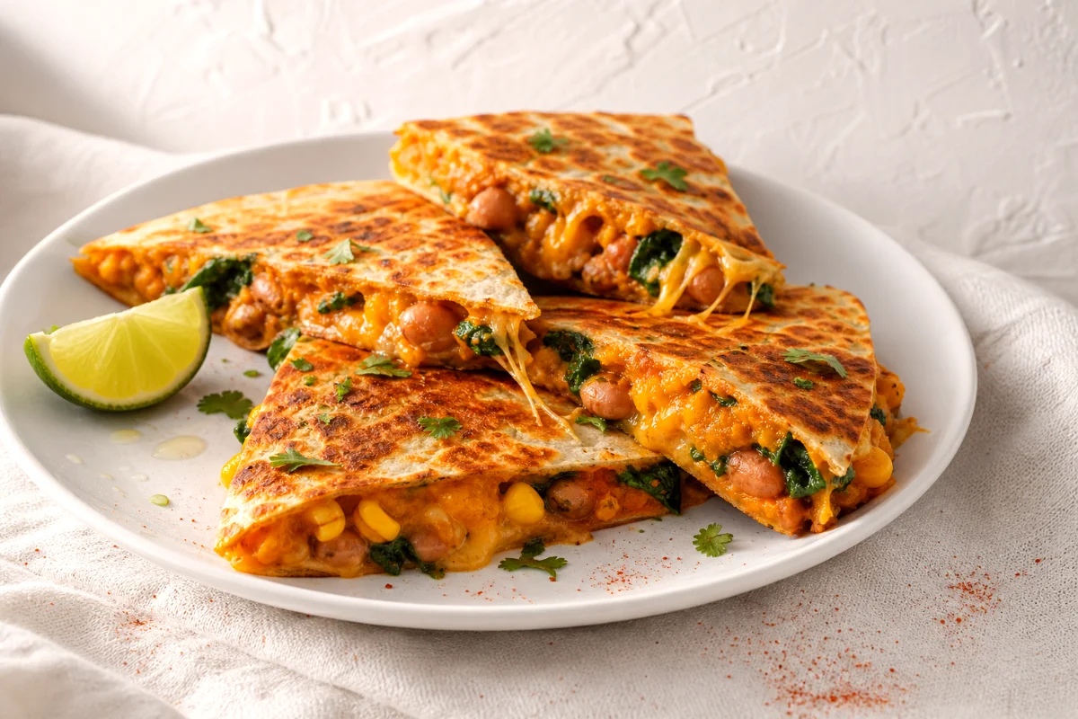 spicy-pinto-bean-pumpkin-quesadillas-featured