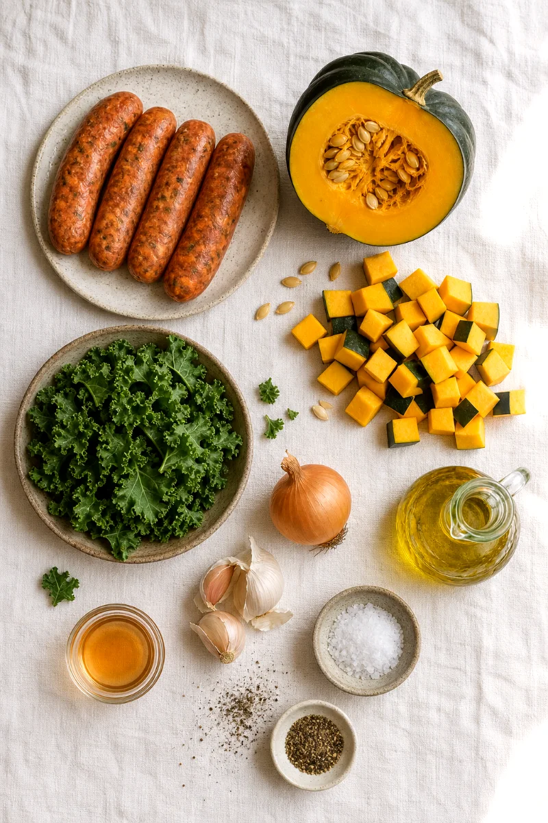spicy-sausage-acorn-squash-ingredients