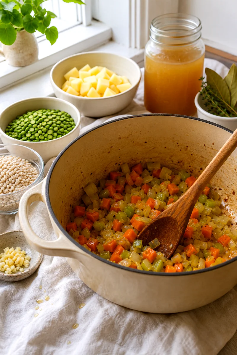 split-pea-barley-soup-cooking-process