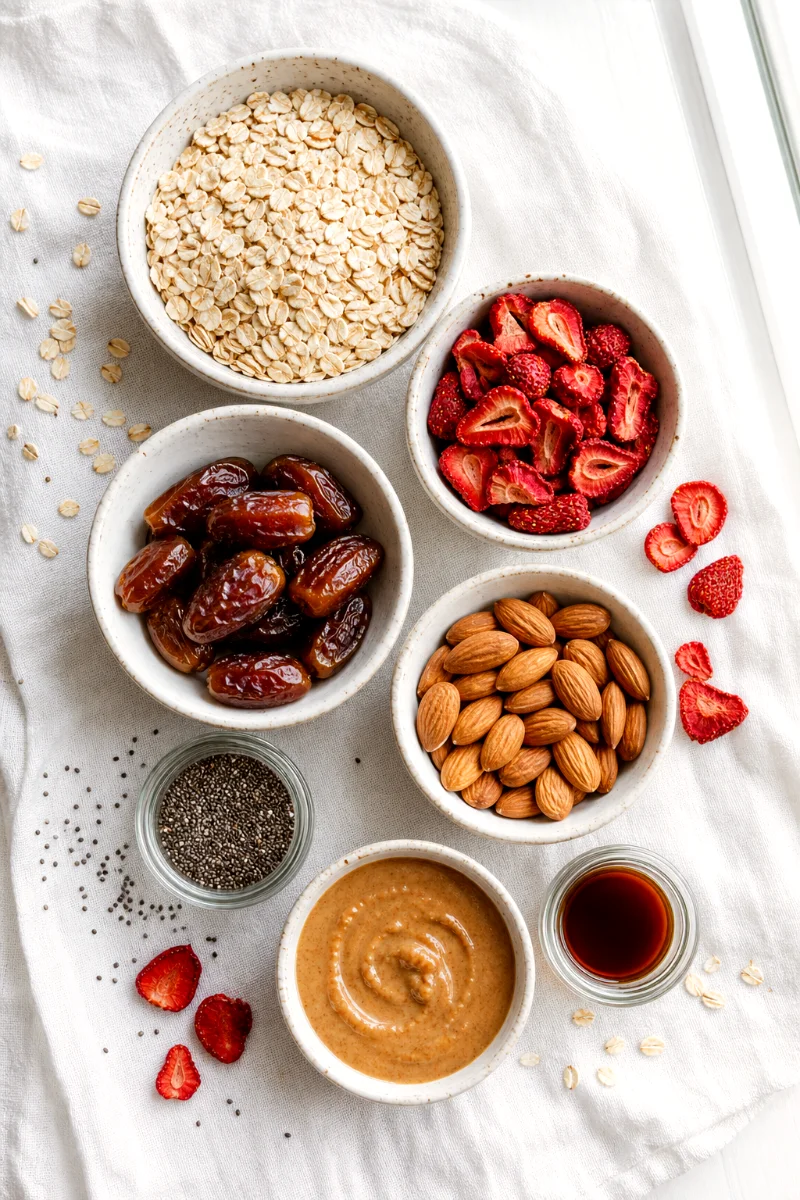 strawberry-oat-energy-balls-ingredients