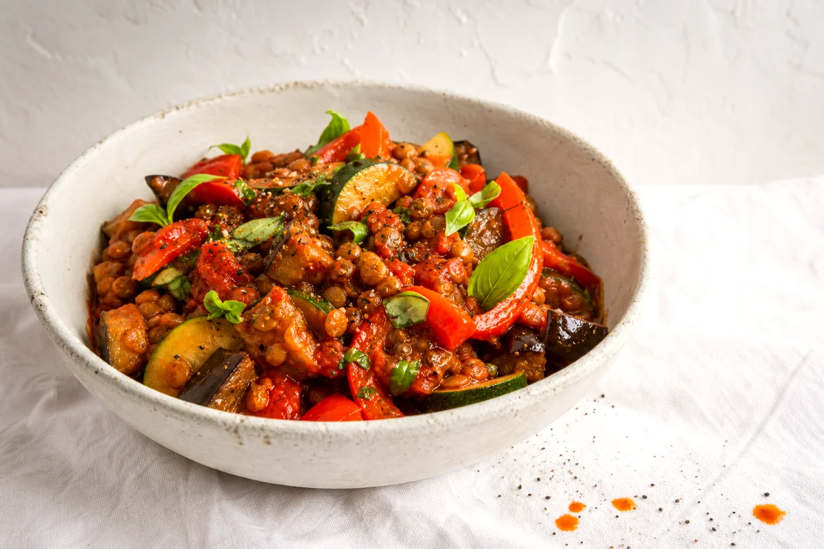 tomato-lentil-ratatouille-skillet-featured