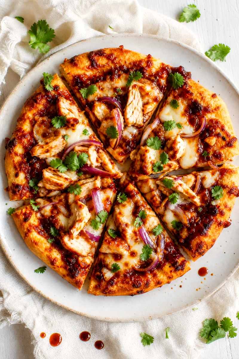 top-down-bbq-chicken-pan-pizza