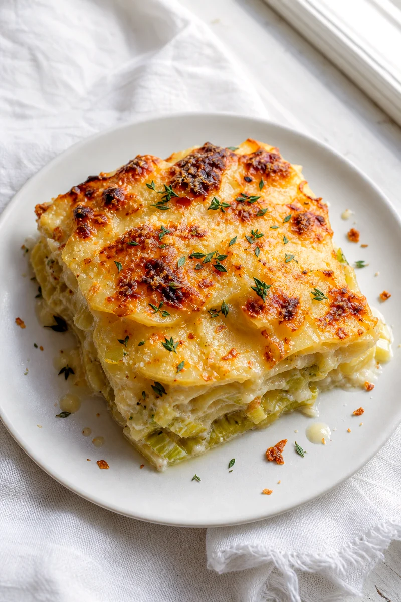 top-down-cheesy-potato-leek-casserole