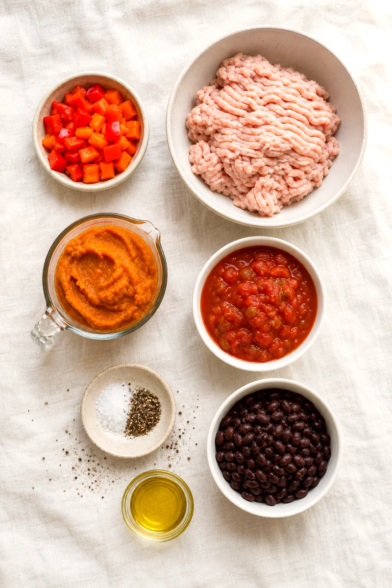 turkey-pumpkin-enchilada-skillet-ingredients