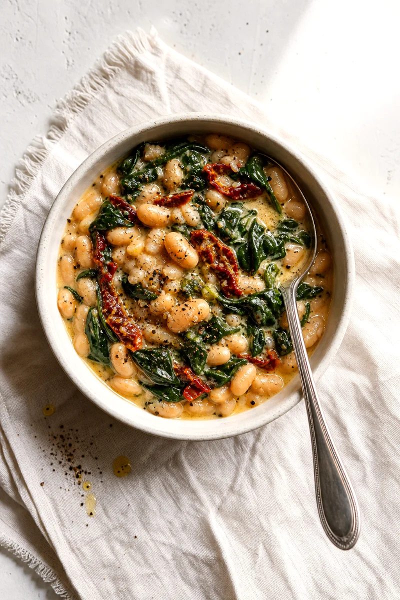 tuscan-white-bean-and-spinach-food-shot