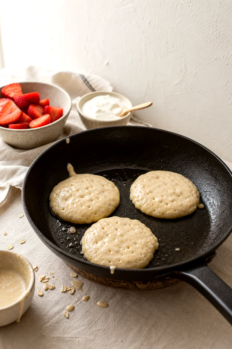 cottage-cheese-protein-pancakes-cooking-process