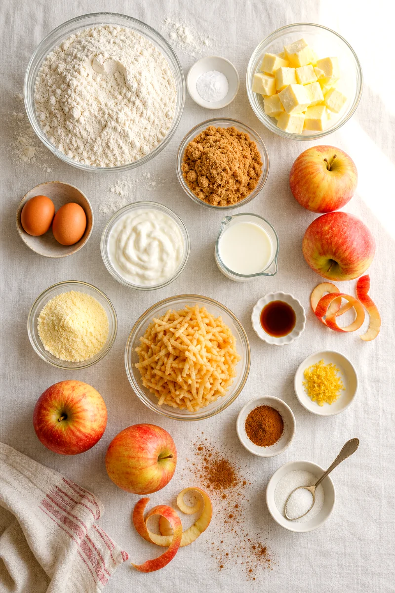 creamy-apple-pie-ingredients