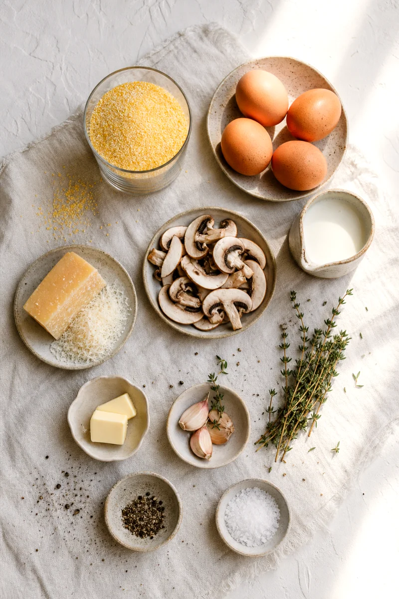 creamy-polenta-mushrooms-ingredients