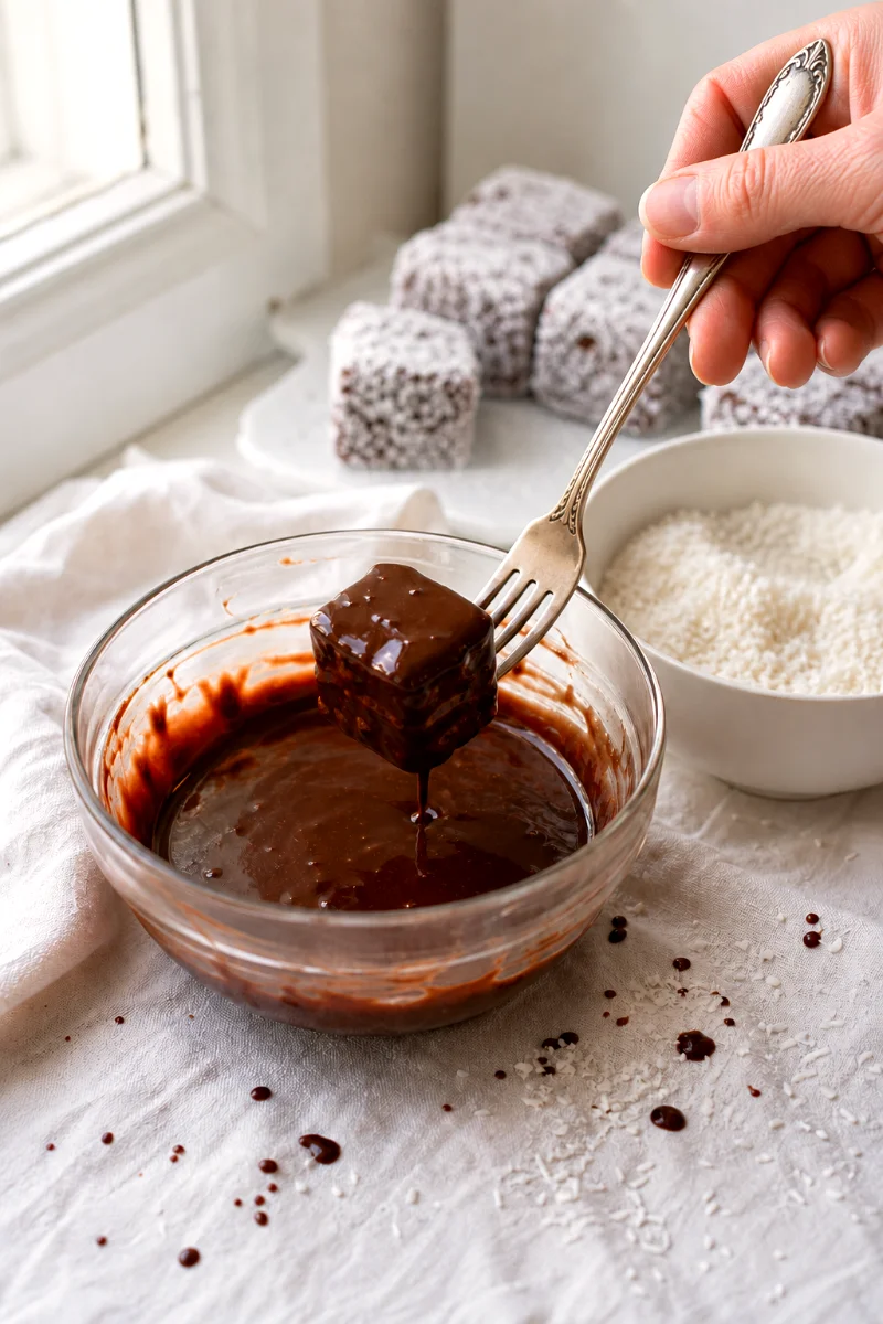 dipping-kokuszkocka-in-chocolate-glaze