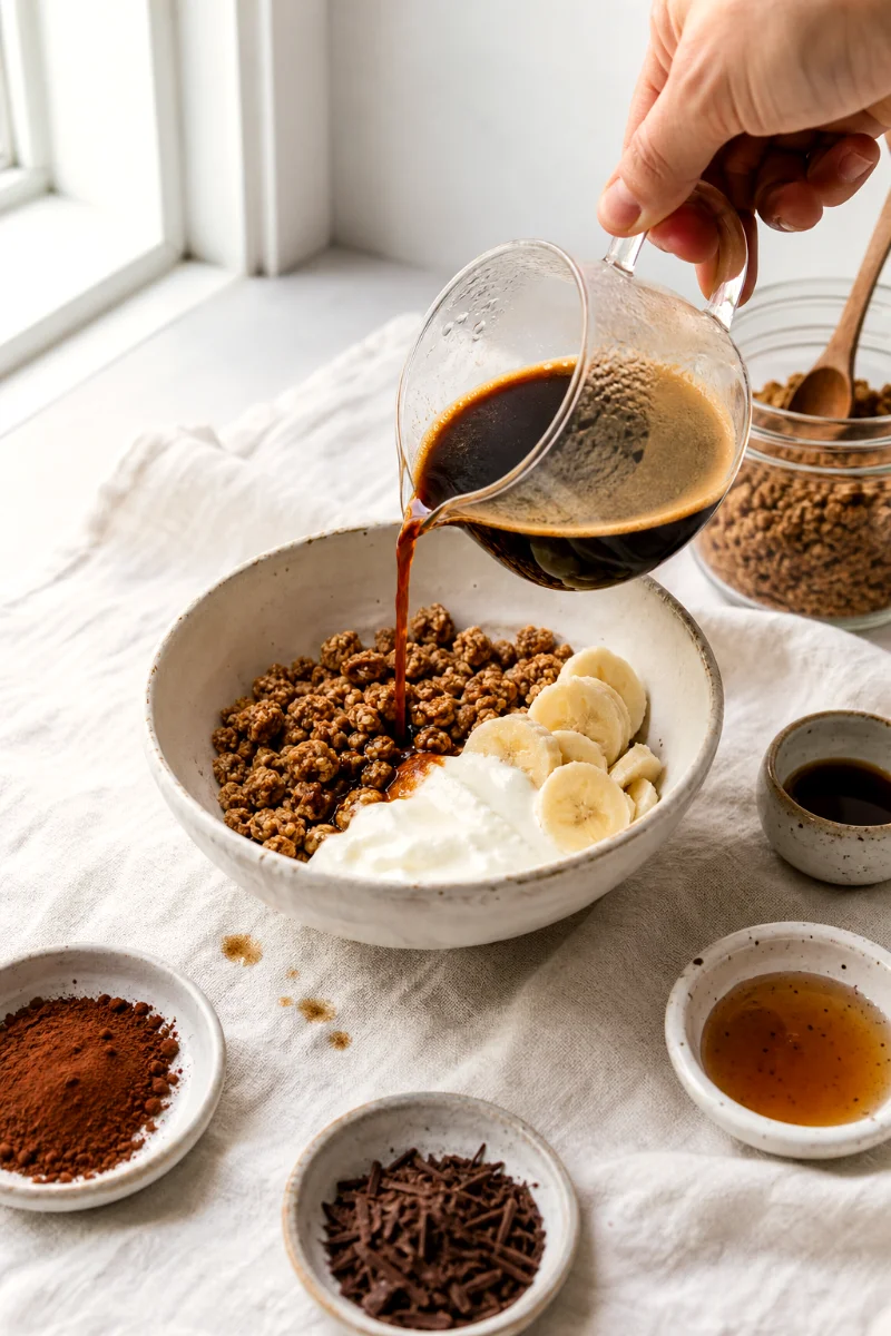 espresso-soaked-granola-breakfast-bowl-process