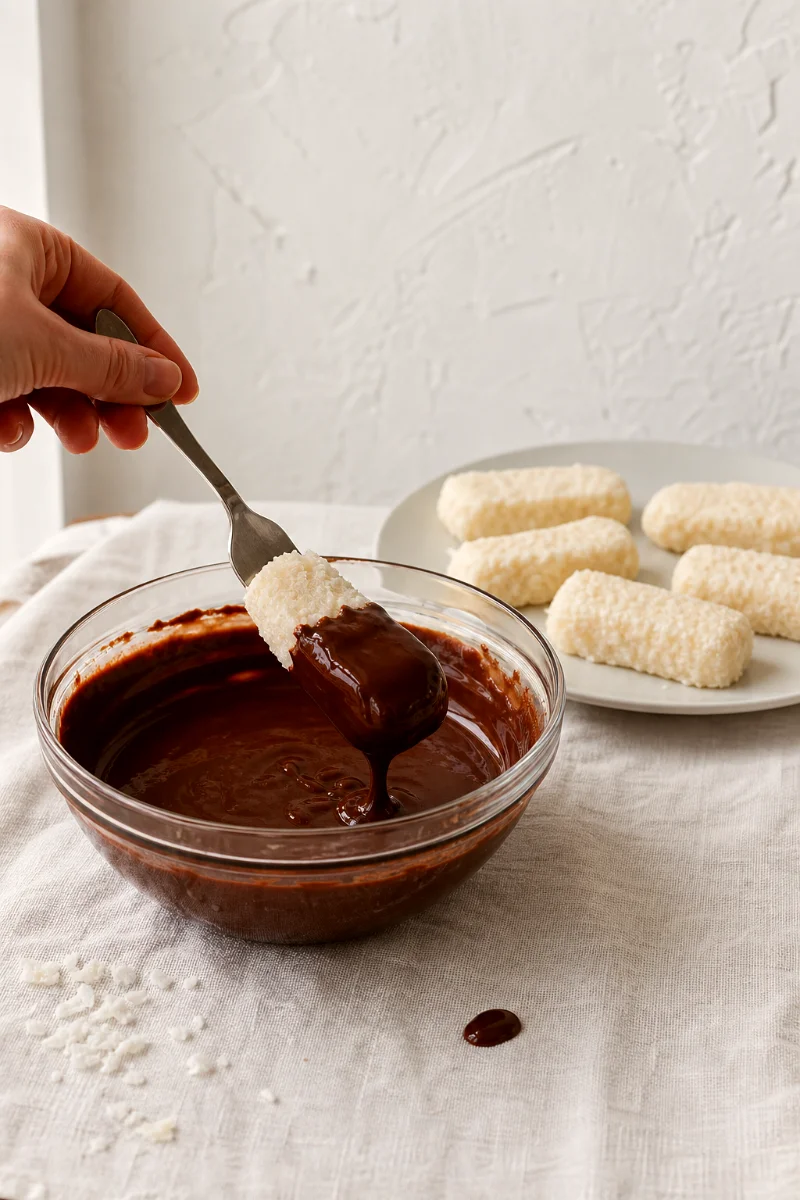 homemade-bounty-bars-chocolate-dipping