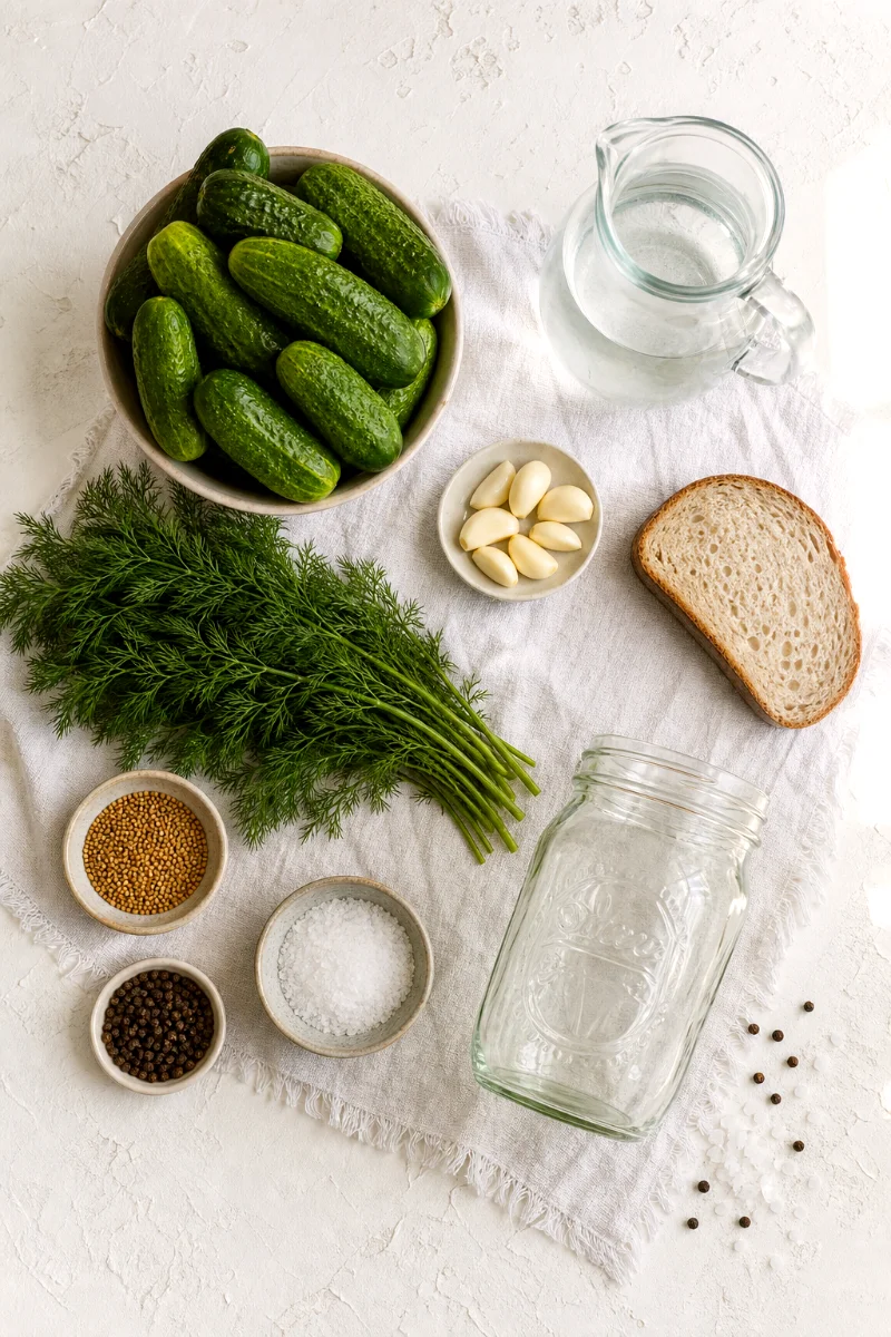 hungarian-fermented-dill-pickles-ingredients
