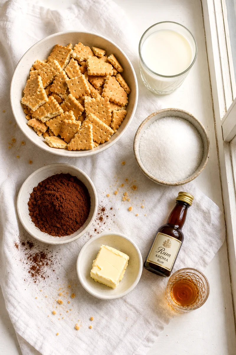 kekszszalami-ingredients-biscuits-cocoa-milk-butter
