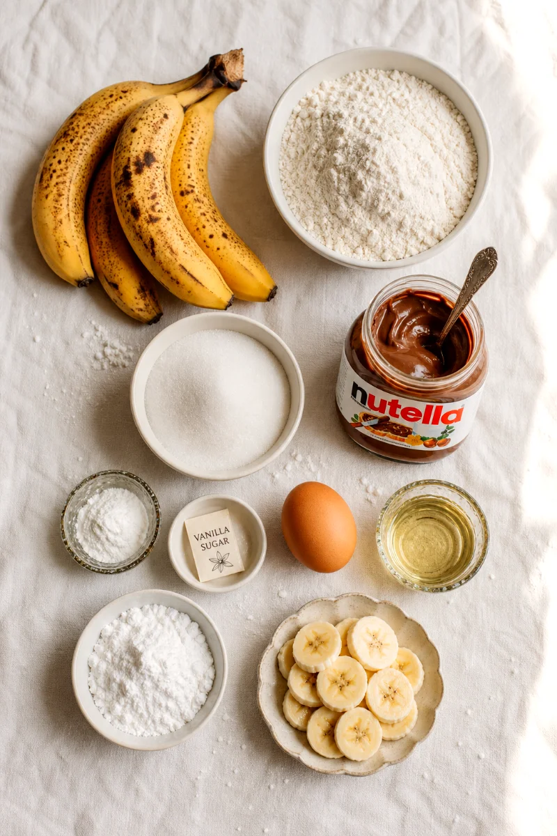 nutella-banana-muffin-ingredients