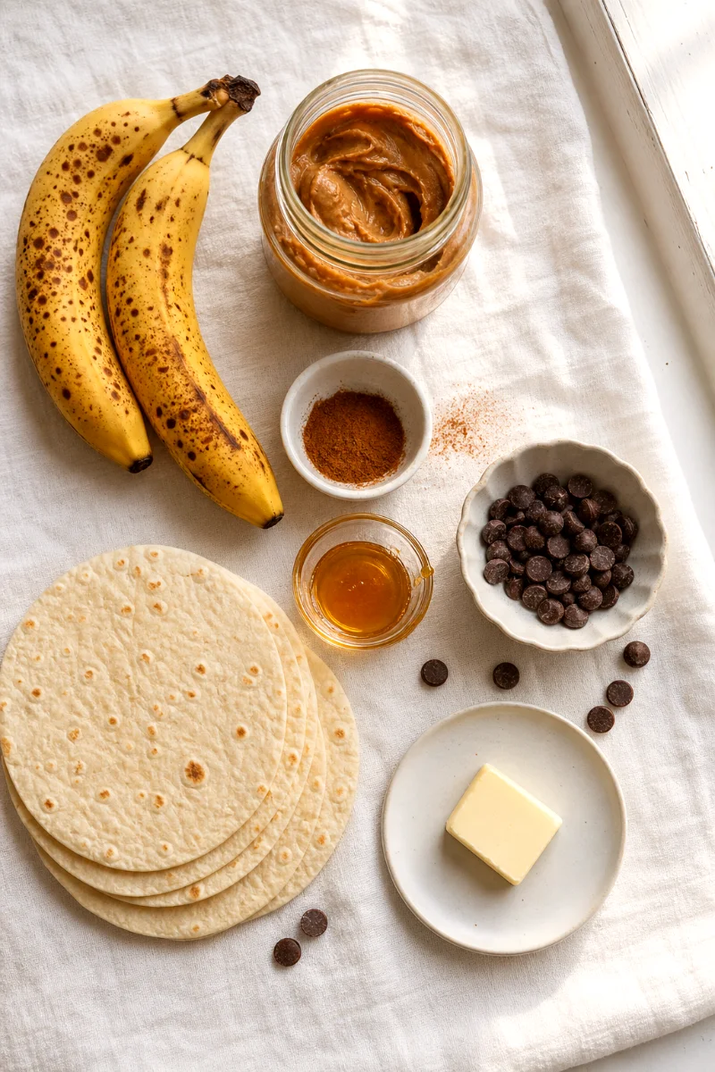 peanut-butter-banana-wrap-ingredients