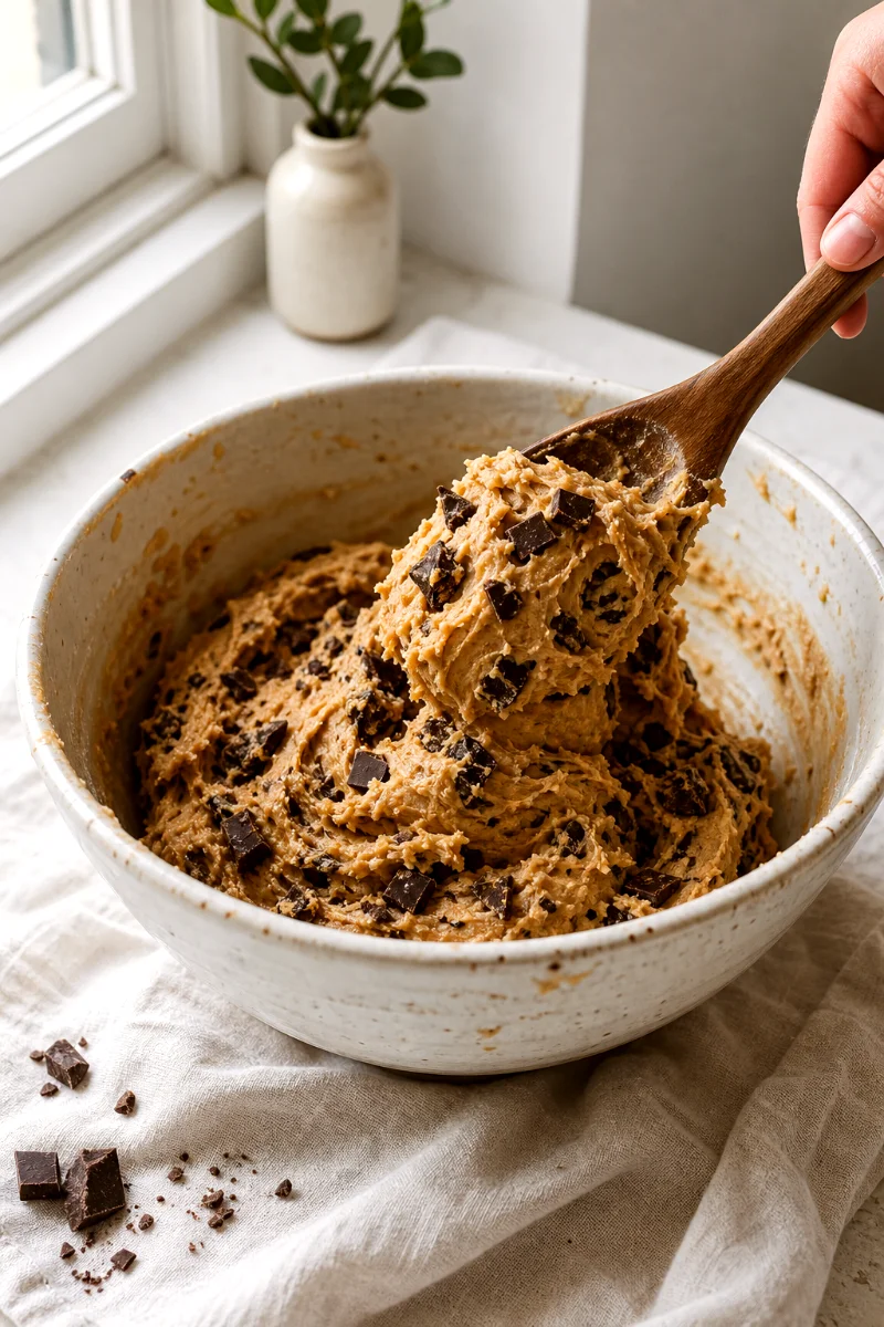 peanut-butter-chocolate-chip-cookies-process