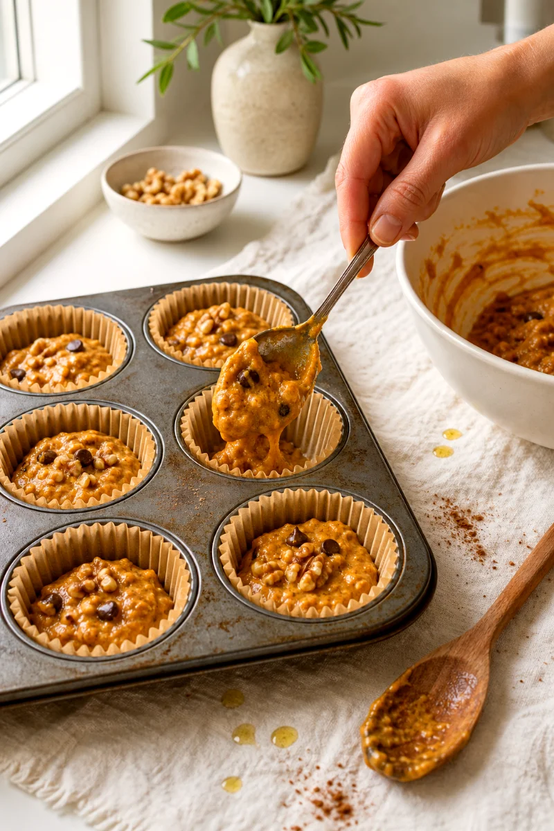pumpkin-muffins-batter-in-muffin-tin