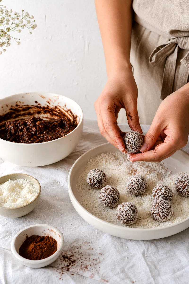 rolling-chocolate-coconut-bites-process