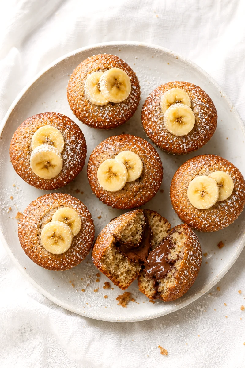 top-down-nutella-banana-muffins