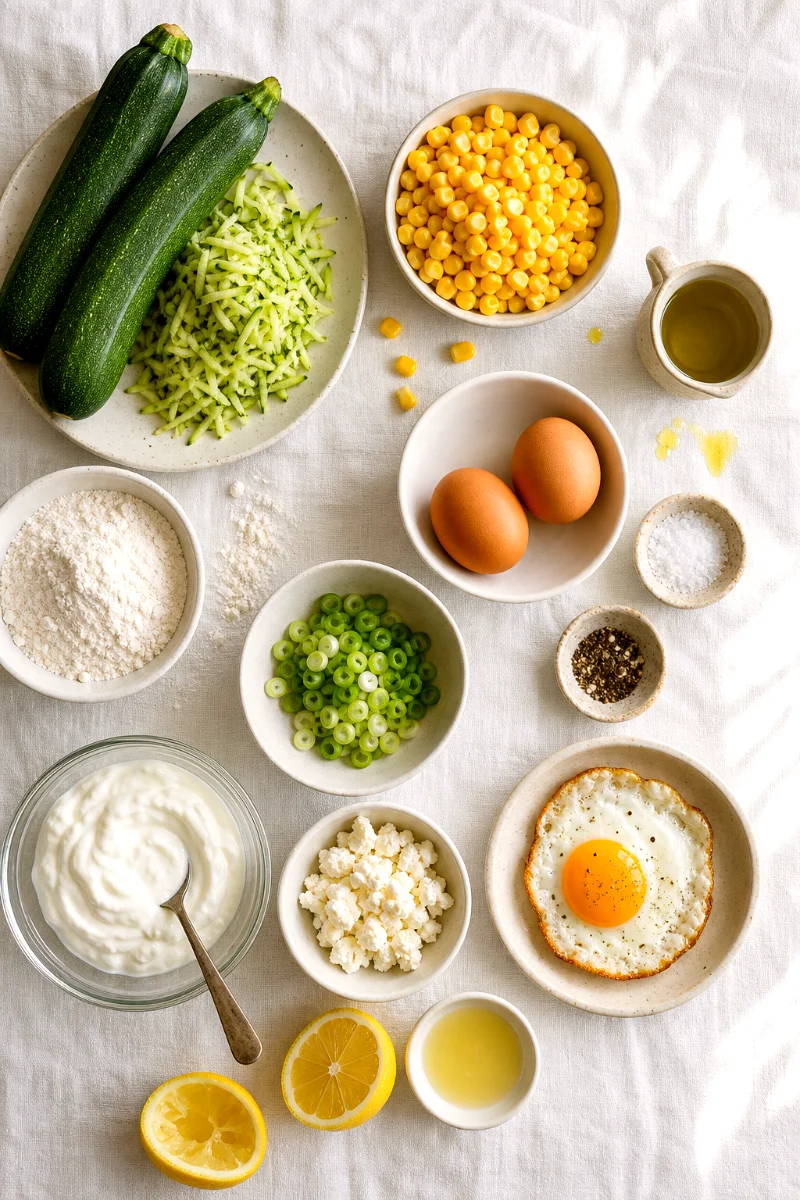 zucchini-corn-fritter-ingredients