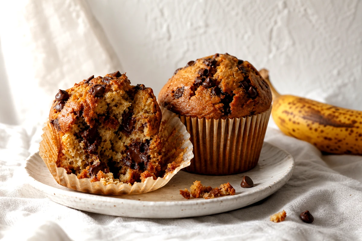 banana-bread-muffins-chocolate-chips
