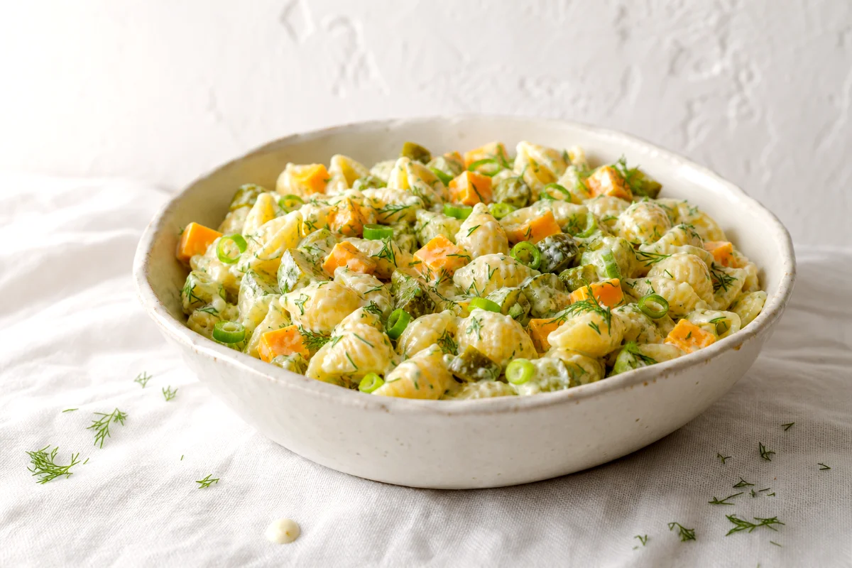 creamy-dill-pickle-pasta-salad-bowl