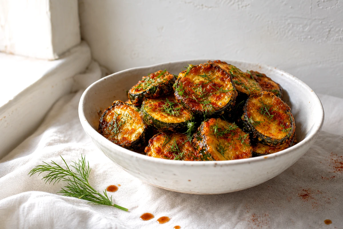 crispy-fried-zucchini-rounds-garlic-dill