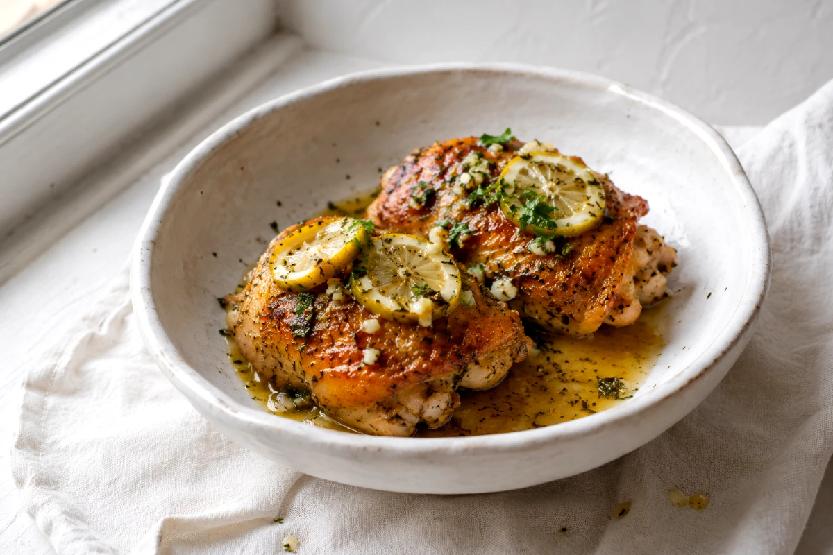 lemon-garlic-chicken-thighs