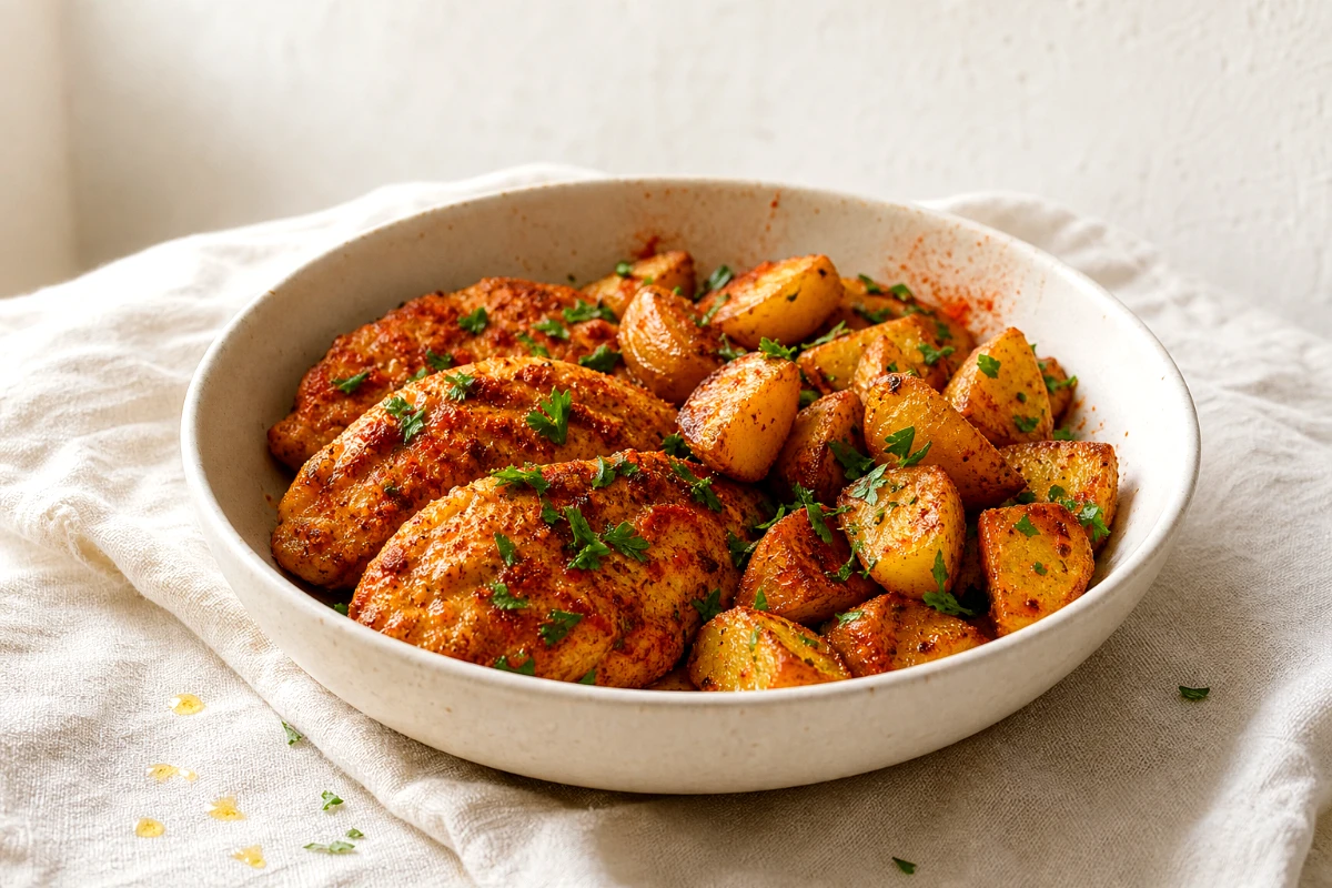 pan-fried-chicken-and-potatoes