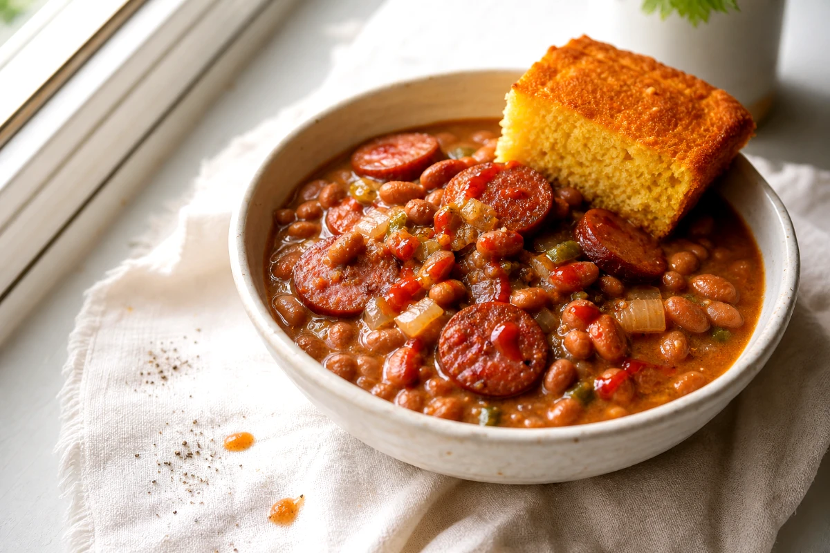 smoked-sausage-pinto-beans
