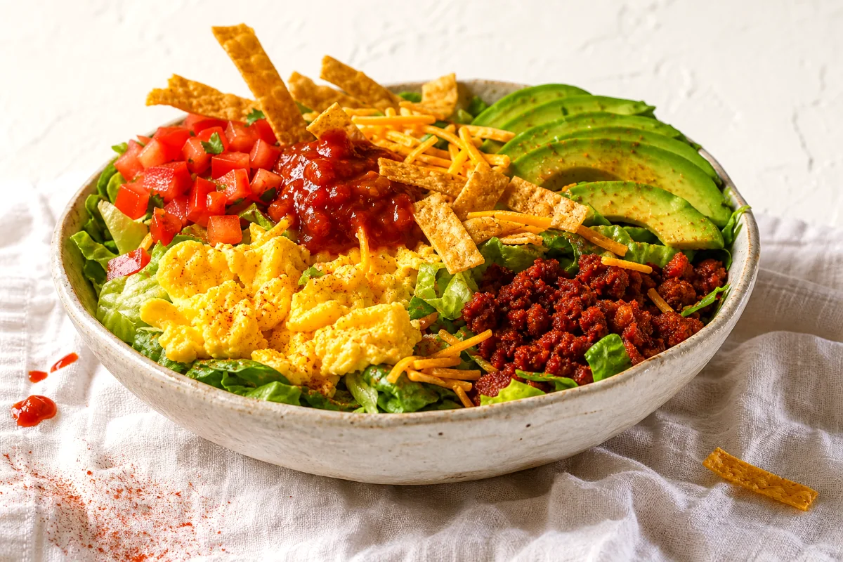 breakfast-taco-salad-with-chorizo-and-eggs