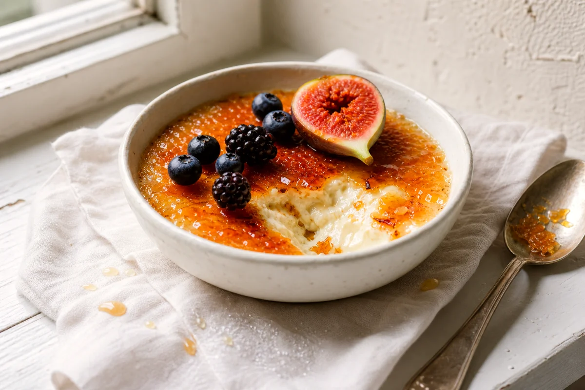 bruleed-ricotta-honey-dessert