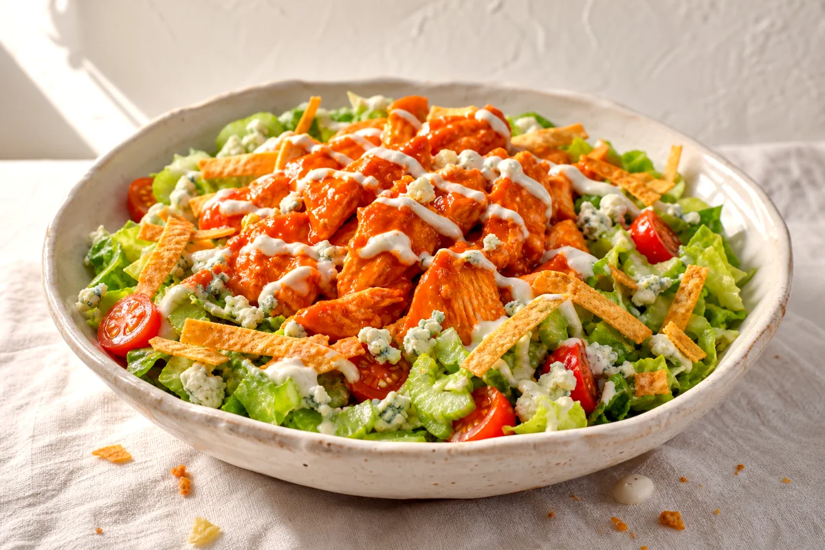 buffalo-chicken-taco-salad