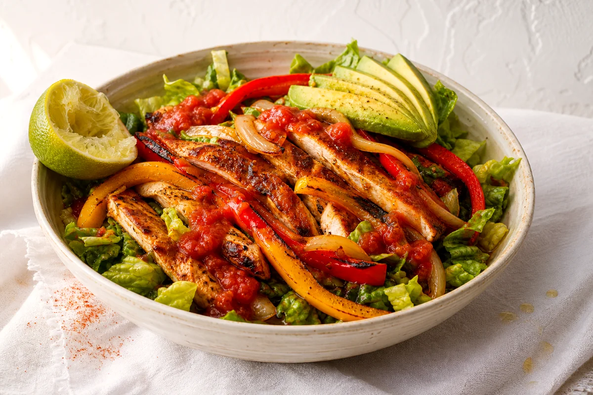 chicken-fajita-taco-salad