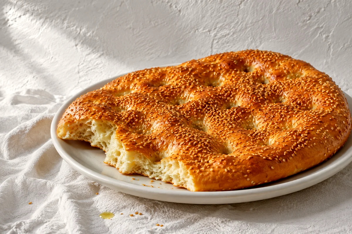 greek-lagana-flatbread-with-sesame