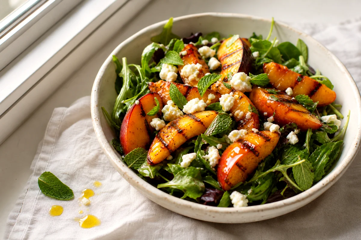 grilled-peach-feta-salad