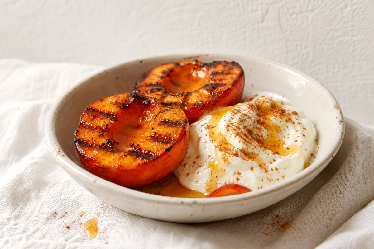grilled-peaches-honey-greek-yogurt