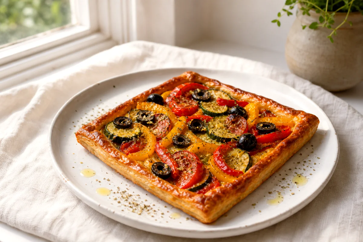 mediterranean-vegetable-olive-tart