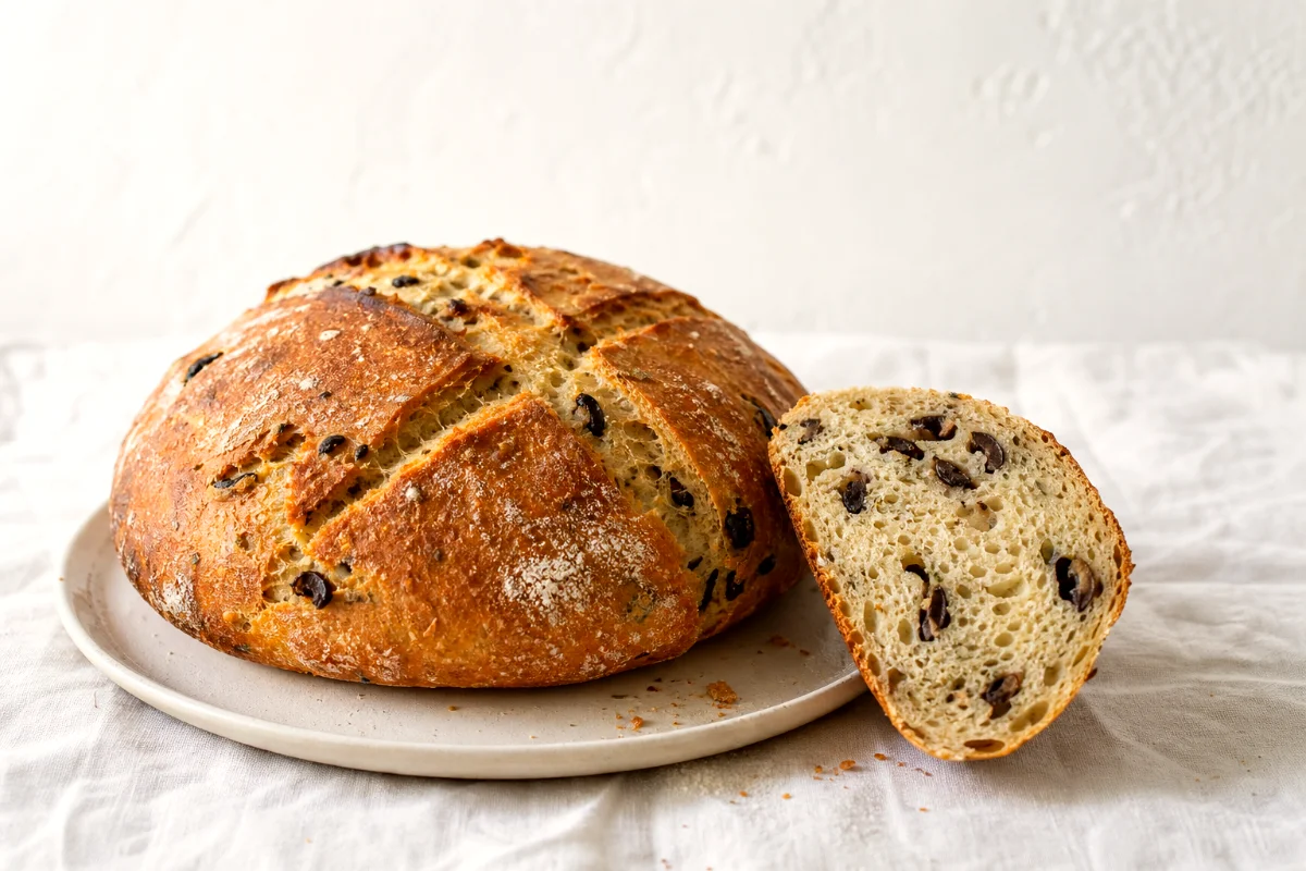 no-knead-rustic-olive-bread