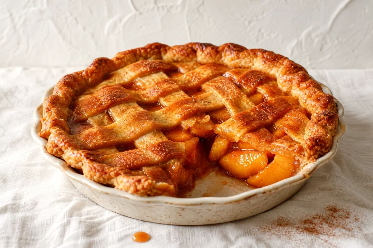peach-cobbler-pie-golden-lattice-crust