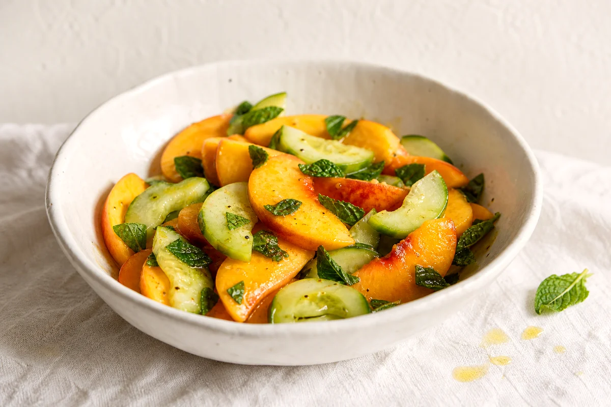 peach-cucumber-mint-salad