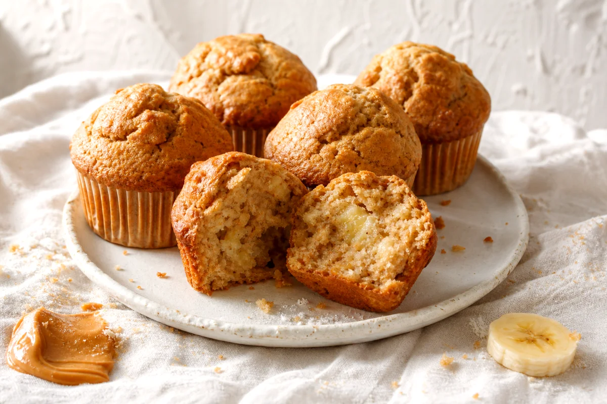 peanut-butter-banana-greek-yogurt-muffins