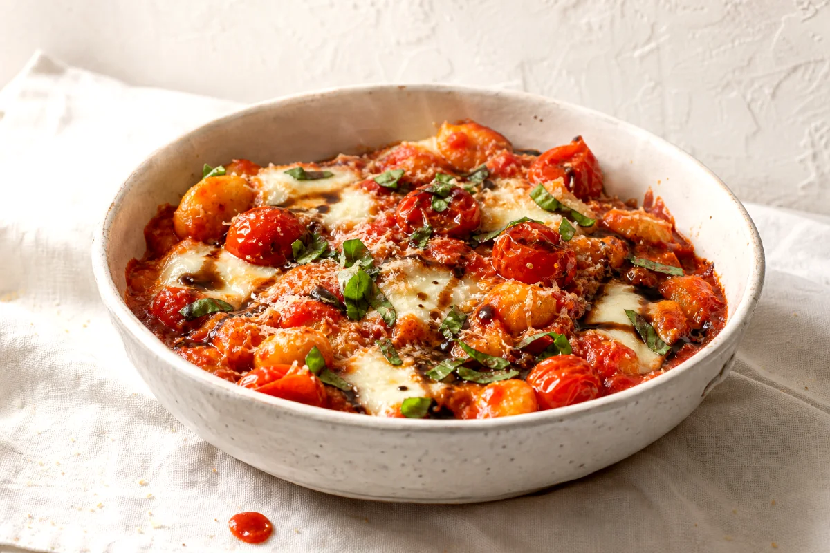 caprese-baked-gnocchi-casserole-close-up