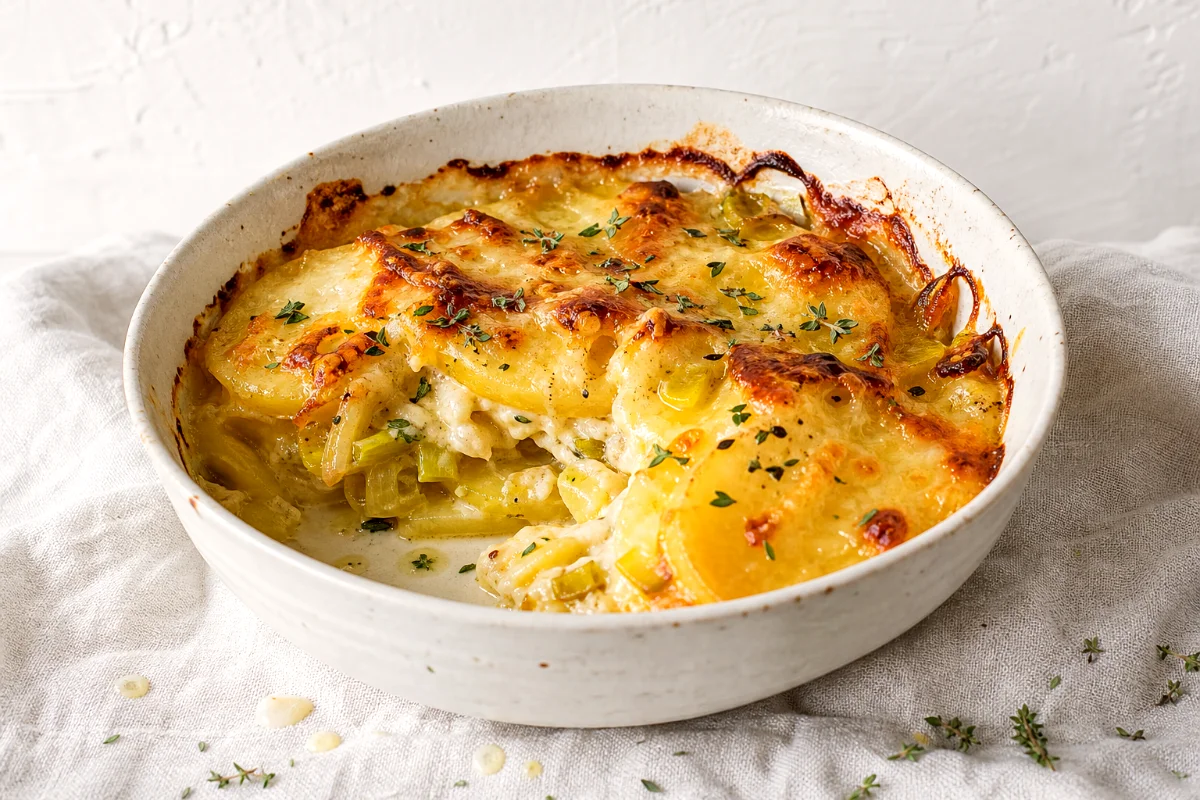 cheesy-scalloped-potato-leek-casserole-featured