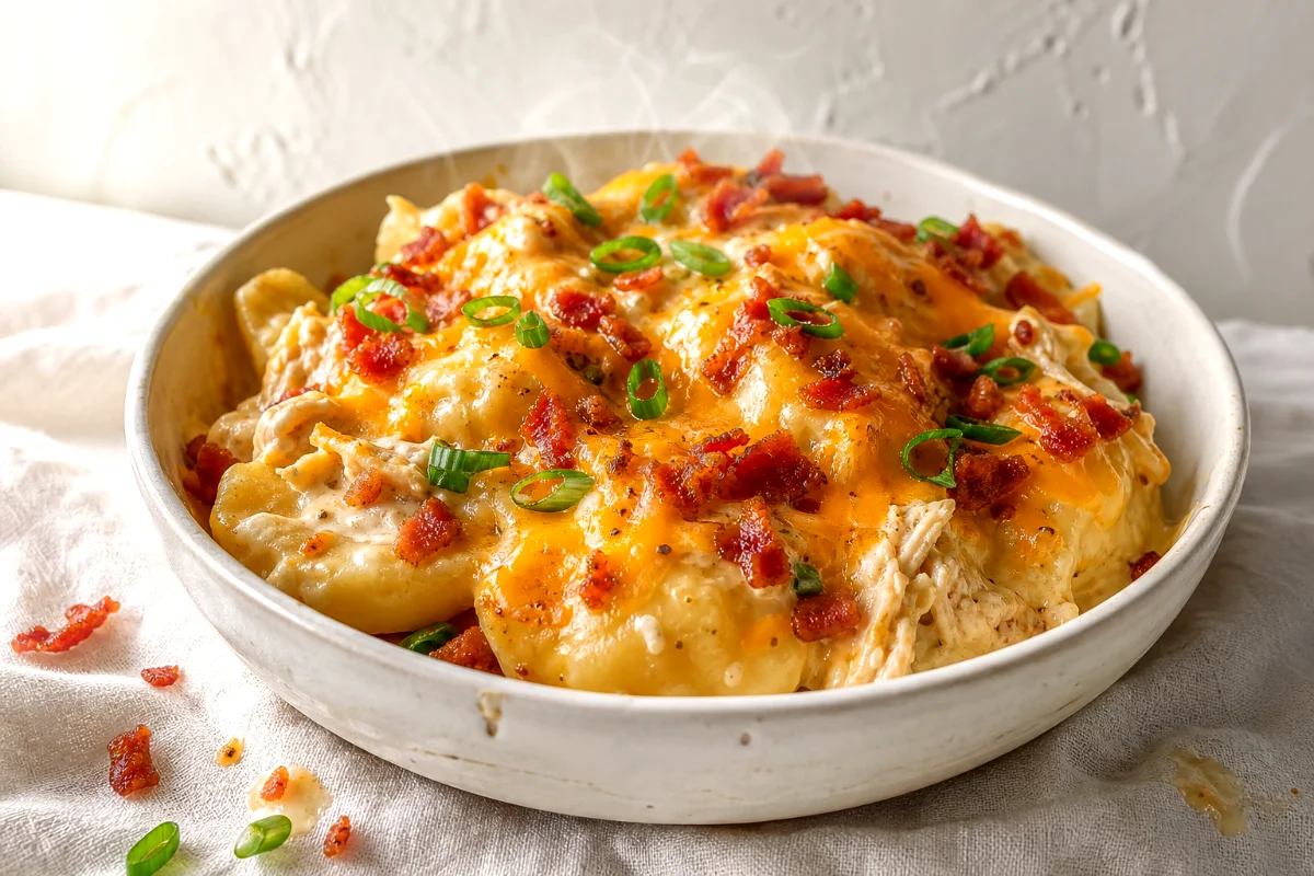 chicken-bacon-ranch-pierogi-casserole-featured