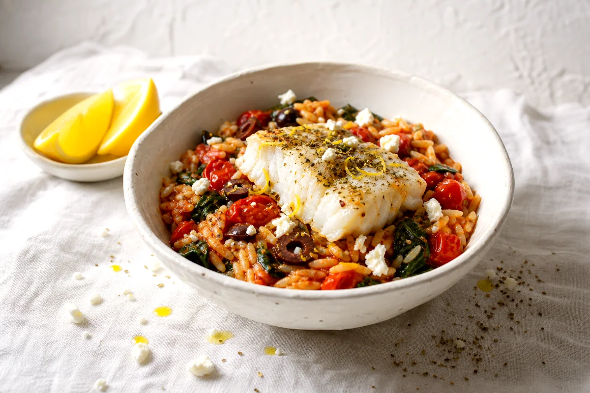 mediterranean-cod-tomato-rice-casserole-featured