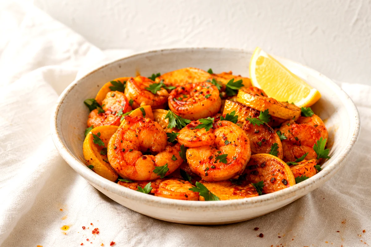 spicy-harissa-shrimp-summer-squash