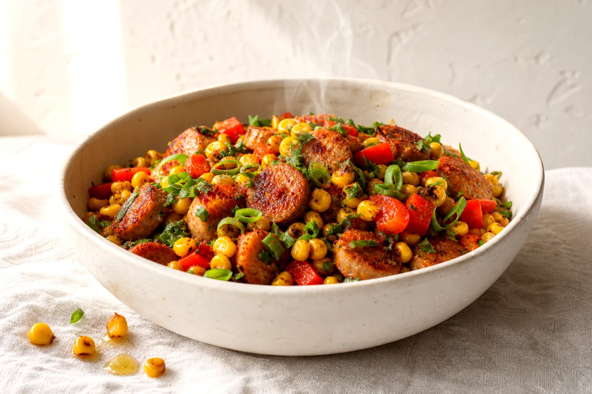 summer-corn-and-sausage-hash